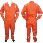 ชุดหมีช่าง แบบซิปด้านหน้า ติดแถบสะท้อนแสง